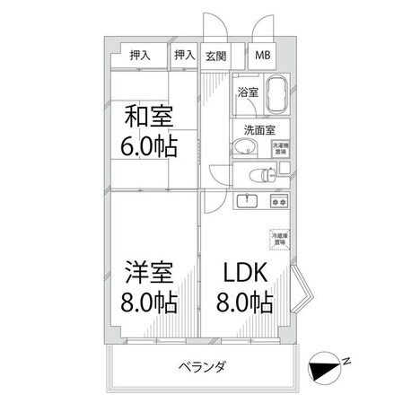 青山ＮＫマンションの物件間取画像